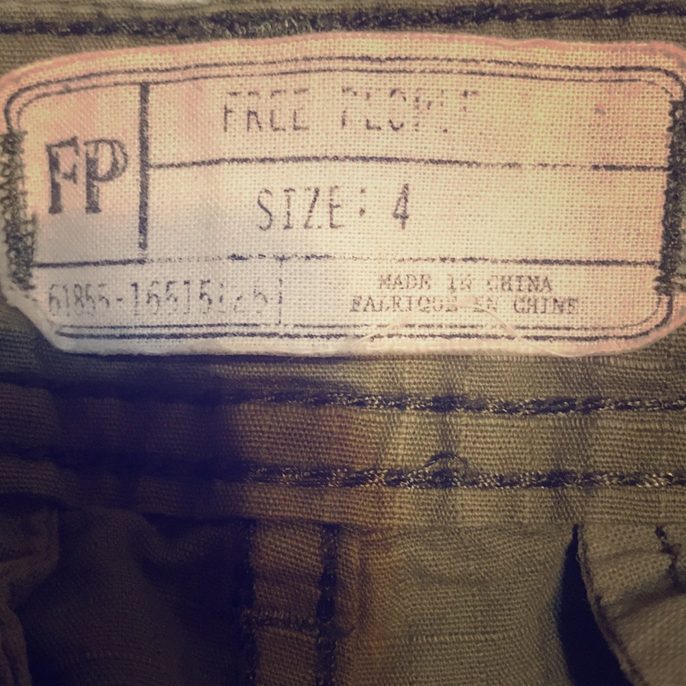 Free People Cargo Pant